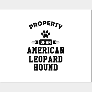 American Leopard Hound Dog - Property of an american leopard hound Posters and Art